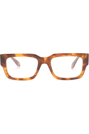 Giorgio Armani Eckige Brille in Schildpattoptik