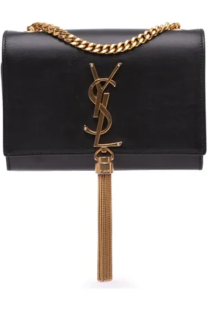 Saint Laurent 2016 kleine Kate Umhängetasche aus Leder mit Monogramm und Quaste