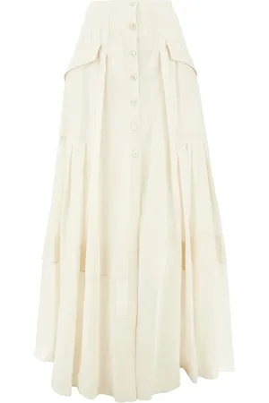 Alberta Ferretti Midirock mit Falten