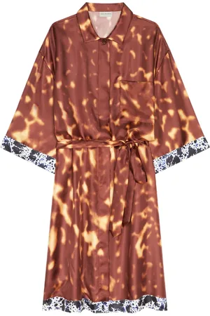 DRIES VAN NOTEN Hemdkleid aus Seide