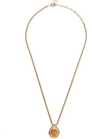 Dior 1990-2015 Halskette mit Logo-Anhänger