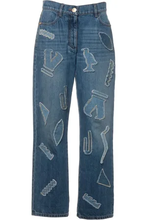 CHANEL 2019 Jeans im Patchwork-Look