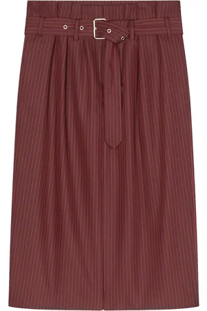 DRIES VAN NOTEN Midirock mit Faltendetail