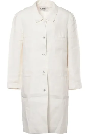 CHANEL 1990s Leinenmantel