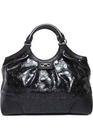 Salvatore Ferragamo 2000-2020 Gancini Tote Bag aus Lackleder