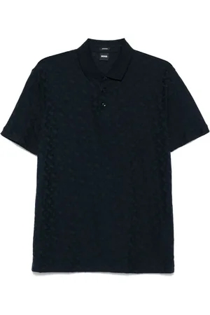 HUGO BOSS Poloshirt mit Jacquardmuster
