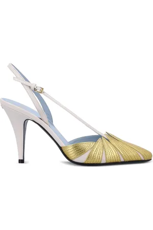 VALENTINO GARAVANI Slingback-Pumps im Metallic-Look