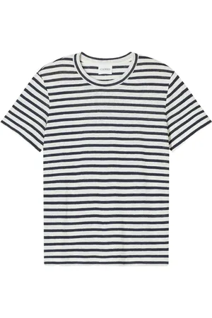 Closed Gestreiftes Leinen-T-Shirt