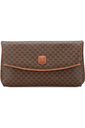 Céline 2007 Macadam Clutch aus beschichtetem Canvas