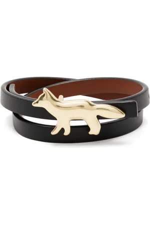 Maison Kitsuné Armband aus Leder