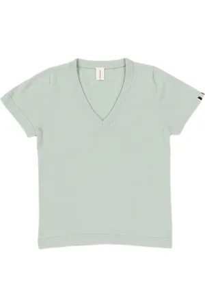 EXTREME CASHMERE Nº 404 T-Shirt mit V-Ausschnitt