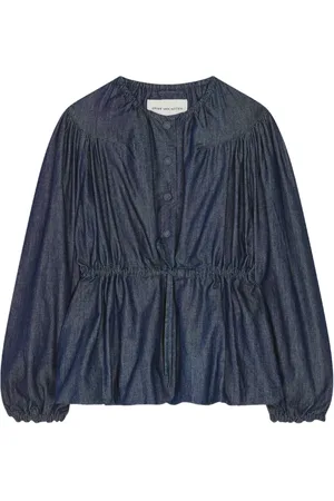 DRIES VAN NOTEN Jeansjacke mit Kordelzug
