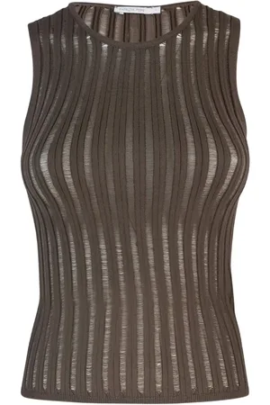 Patrizia Pepe Geripptes Trägershirt