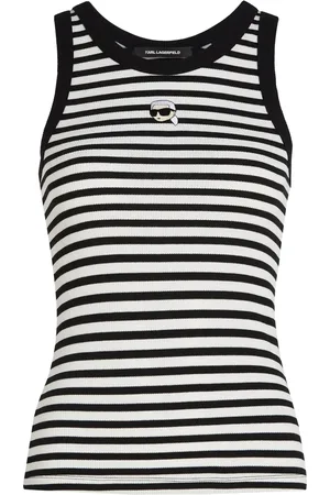 Karl Lagerfeld Geripptes Ikon Tanktop