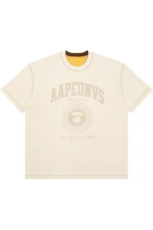 A Bathing Ape Wendbares T-Shirt mit Print