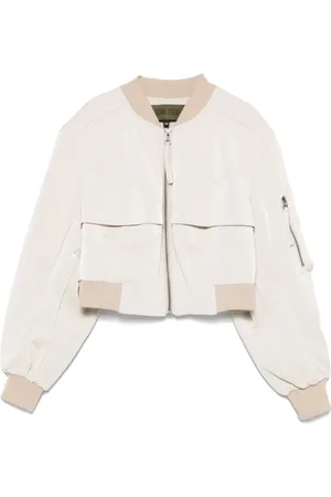 Elena Velez Bustier-Bomberjacke