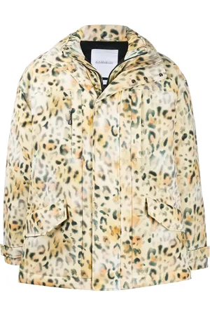 NAPA Gefütterte Jacke mit Spray-Print