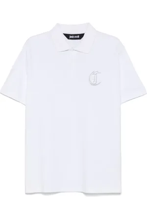 Roberto Cavalli Poloshirt mit Logo-Stickerei