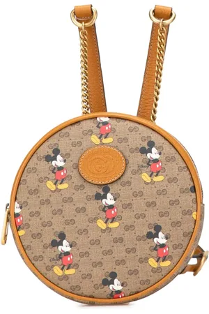 Gucci 2016-2024 Disney Micro GG Supreme Round Mickey Mouse Rucksack