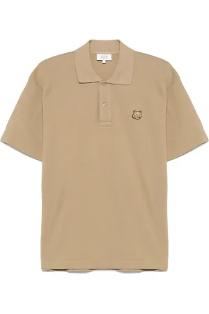 Maison Kitsuné Poloshirt mit Fuchsmotiv