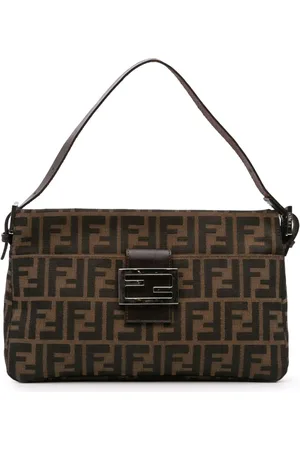 Fendi 2000-2010 Zucca Canvas Schultertasche
