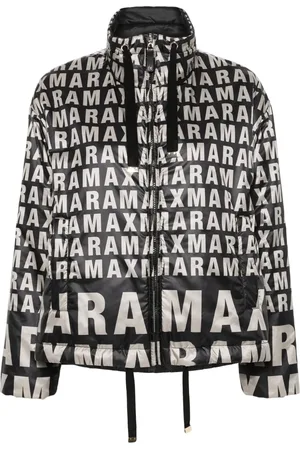Max Mara Wendbare Bilogo Jacke mit Logo-Print
