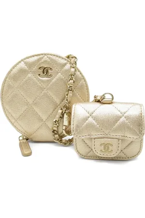 CHANEL 2021 Matelassé Coin & AirPods-Hülle