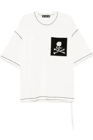 MASTERMIND JAPAN T-Shirt mit Kreuzstich