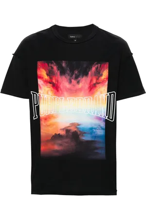 Purple Brand T-Shirt mit Logo-Print