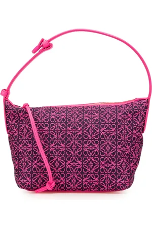 Loewe 2021 kleine Anagram Cubi Handtasche aus Canvas