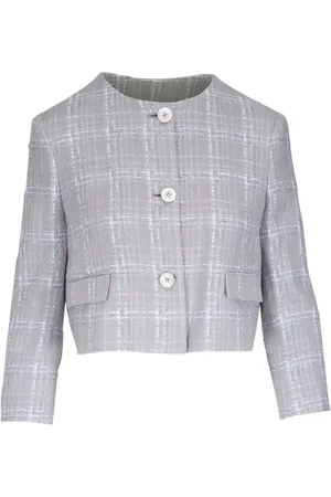 Kiton Karierte Jacke