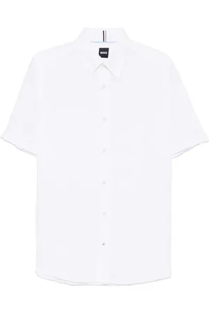 HUGO BOSS Hemd mit Logo-Stickerei