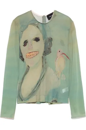 Simone Rocha Lady With a Bird Oberteil