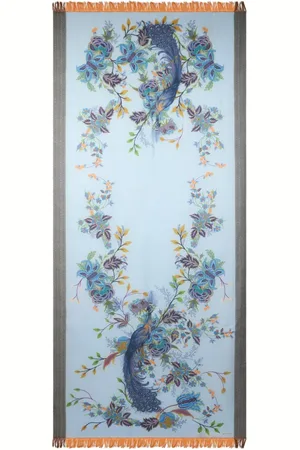 Etro Schal mit Pfauen-Print