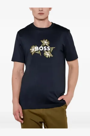 HUGO BOSS T-Shirt mit Logo-Verzierung