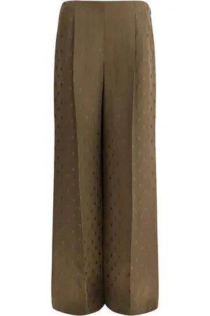 Fendi Hose mit Blumenjacquard