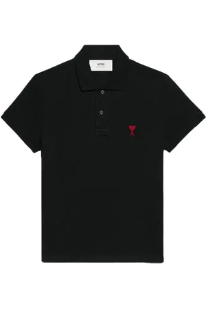 Ami Poloshirt mit Herzstickerei