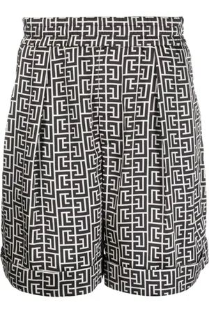 Balmain Bermudas mit Monogramm-Print