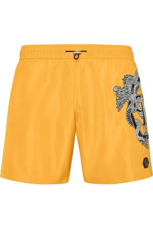 Philipp Plein Badeshorts mit grafischem Print