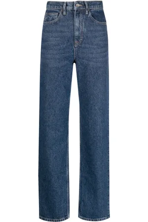 ROTATE Gerade Jeans mit Logo