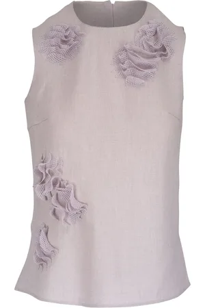 AKRIS Weste mit Blumen-Print
