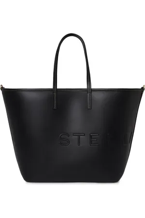 Stella McCartney Shopper mit Logo-Prägung