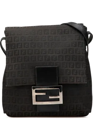 Fendi 2000-2010 Zucchino Canvas Umhängetasche