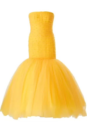 Carolina Herrera Meerjungfrauen-Abendkleid aus Tüll