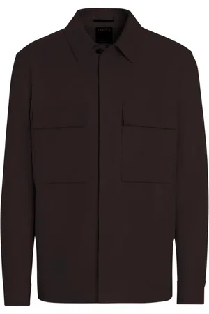 Ermenegildo Zegna Oasi Hemdjacke aus Leinen