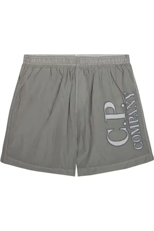 C.P. Company Badeshorts mit Logo-Stickerei