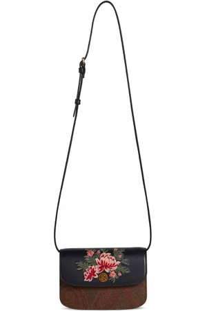 Etro Mini Essentiell Umhängetasche mit blumiger Stickerei