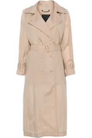 TATRAS Trenchcoat mit Knitteroptik