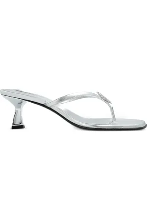 NODALETO Sandalen im Metallic-Look