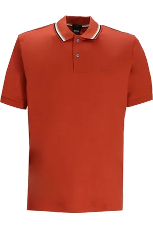 HUGO BOSS Poloshirt mit Kontrastkragen